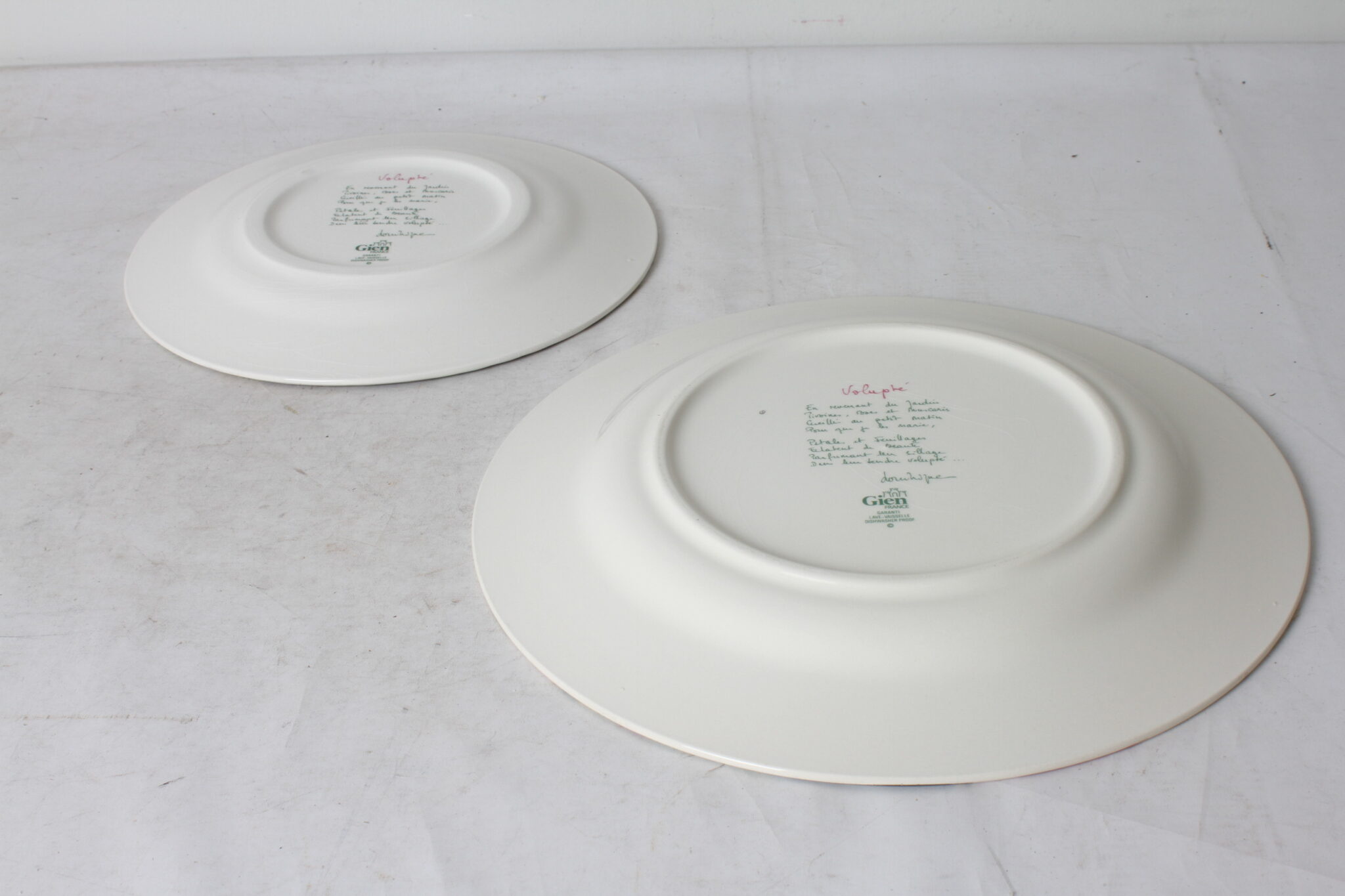 Assiettes Volupté en faïence de Gien – Image 4