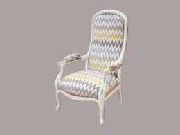 Fauteuil voltaire revisité