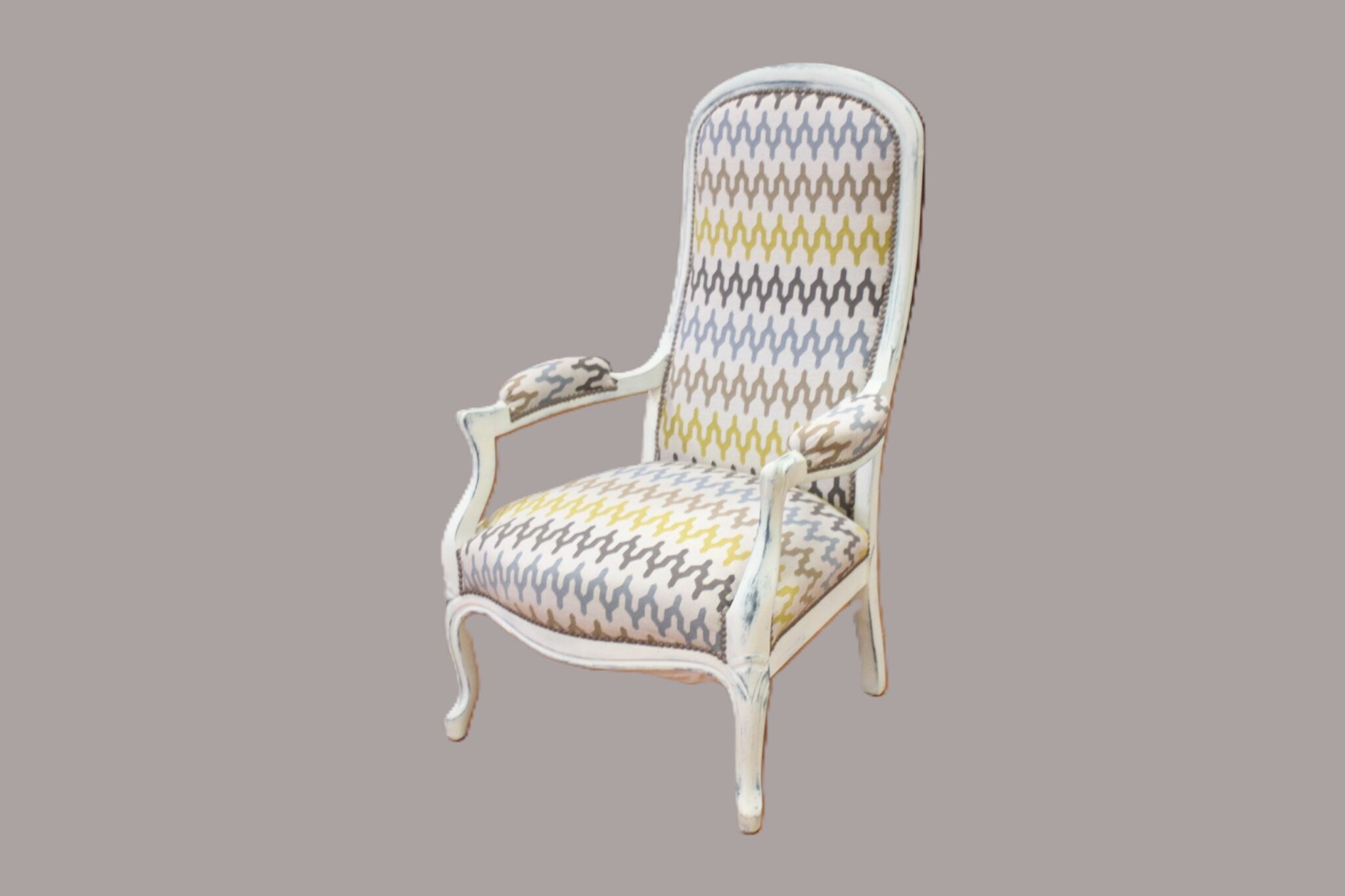 Fauteuil voltaire revisité