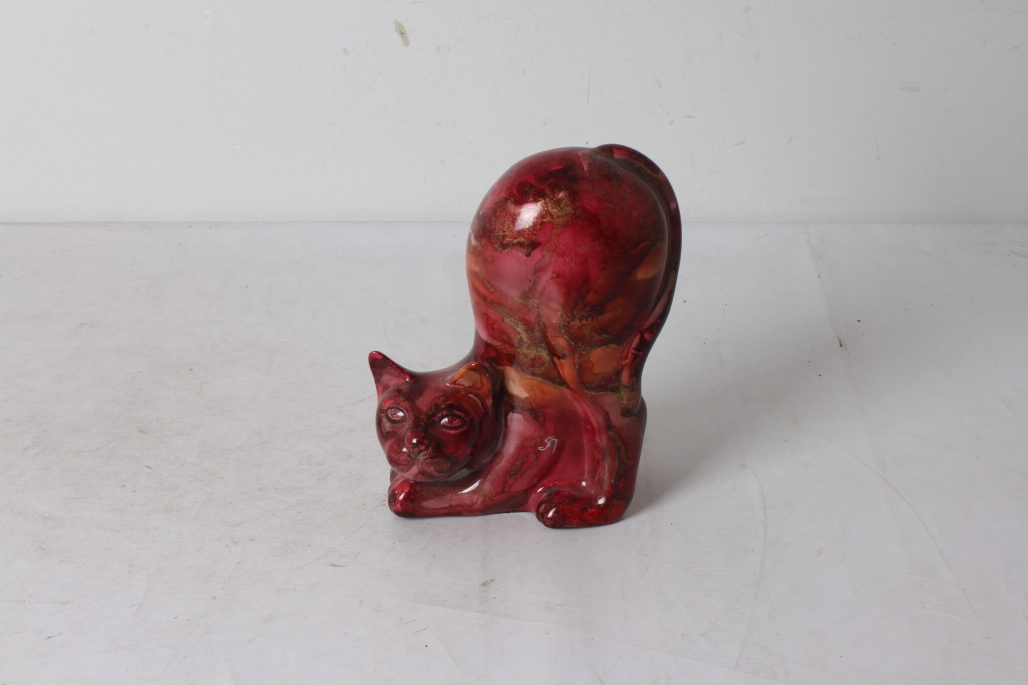 Figurine chat dos rond - Sylvie Montagnon