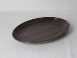 Plat de service ovale Matika Shale