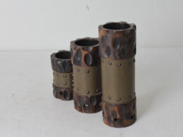 Ensemble de 3 porte-bougies