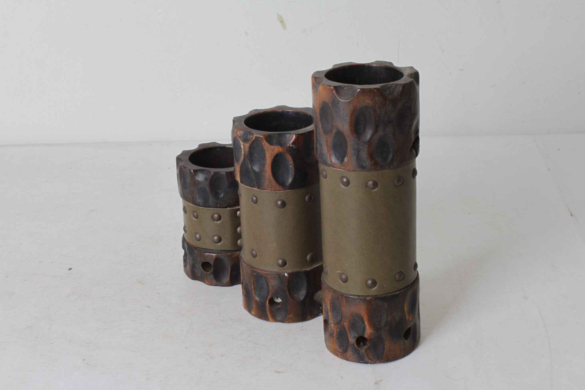 Ensemble de 3 porte-bougies