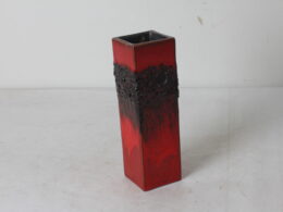 Vase cubique vintage style Fat Lava