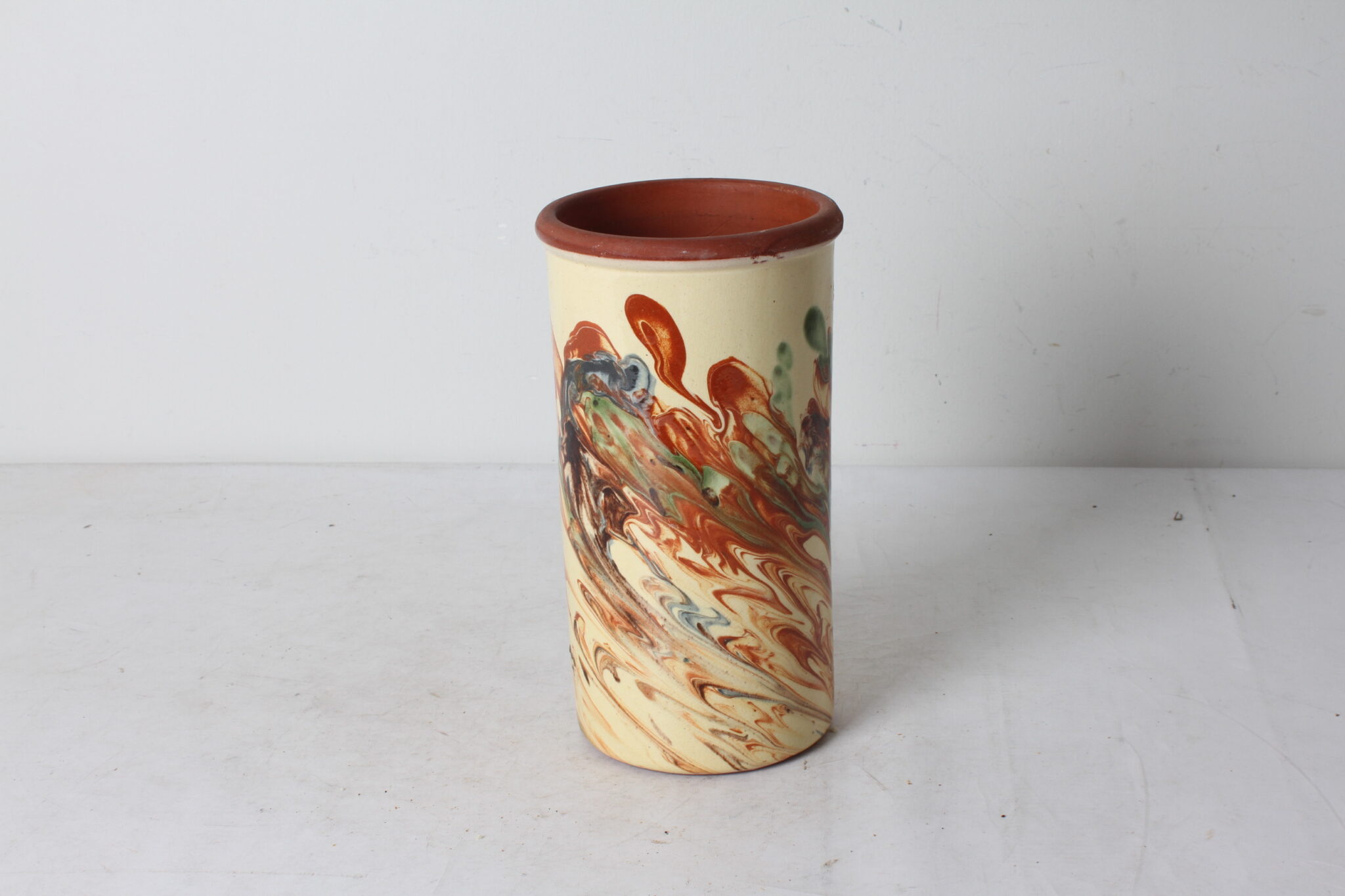 Vase en terre cuite vernissée