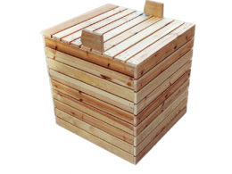 Composteur en bois sapin et pin | 300 litres