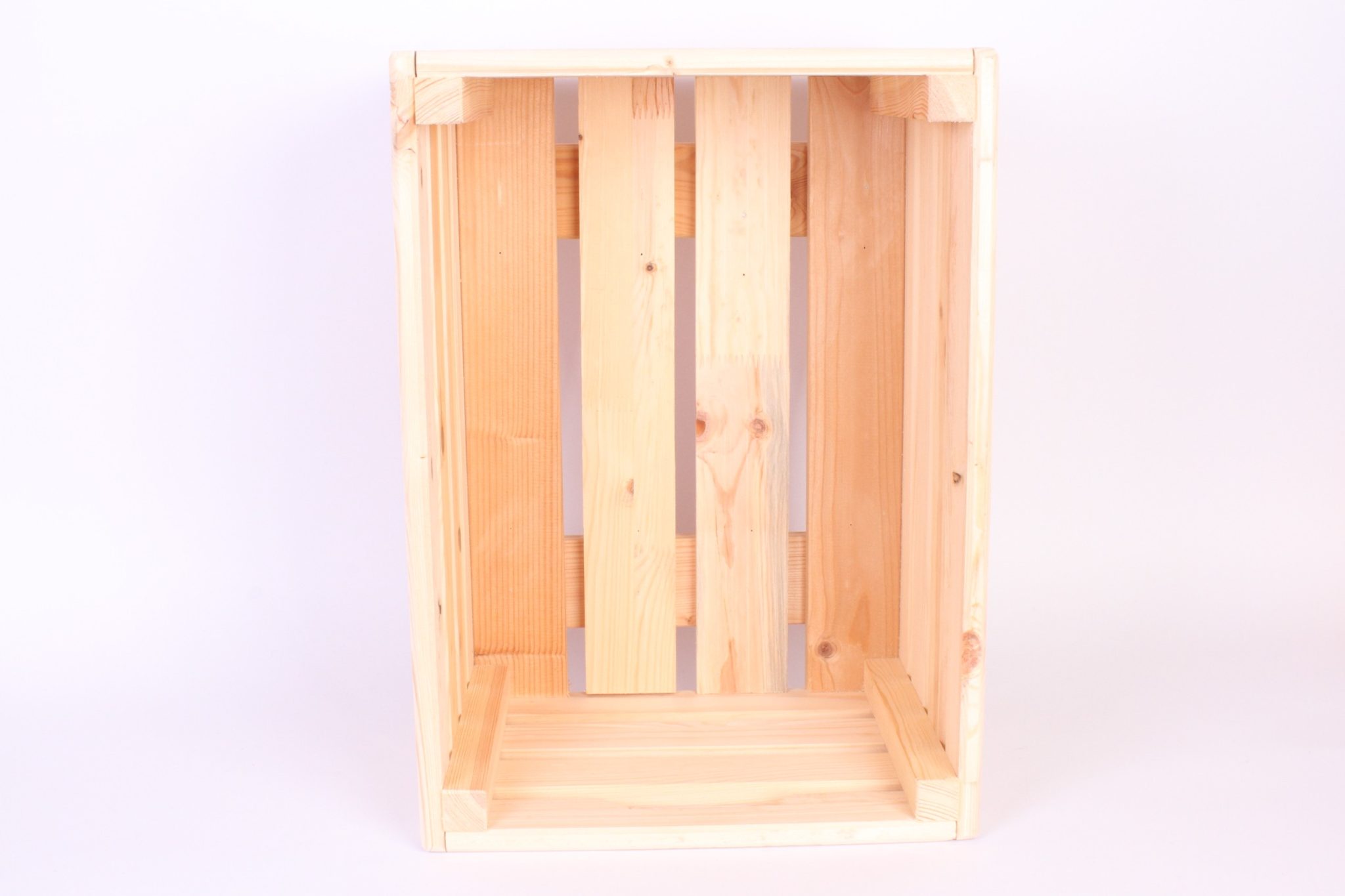 Caisse en bois à lattes - 31x23xH15 cm