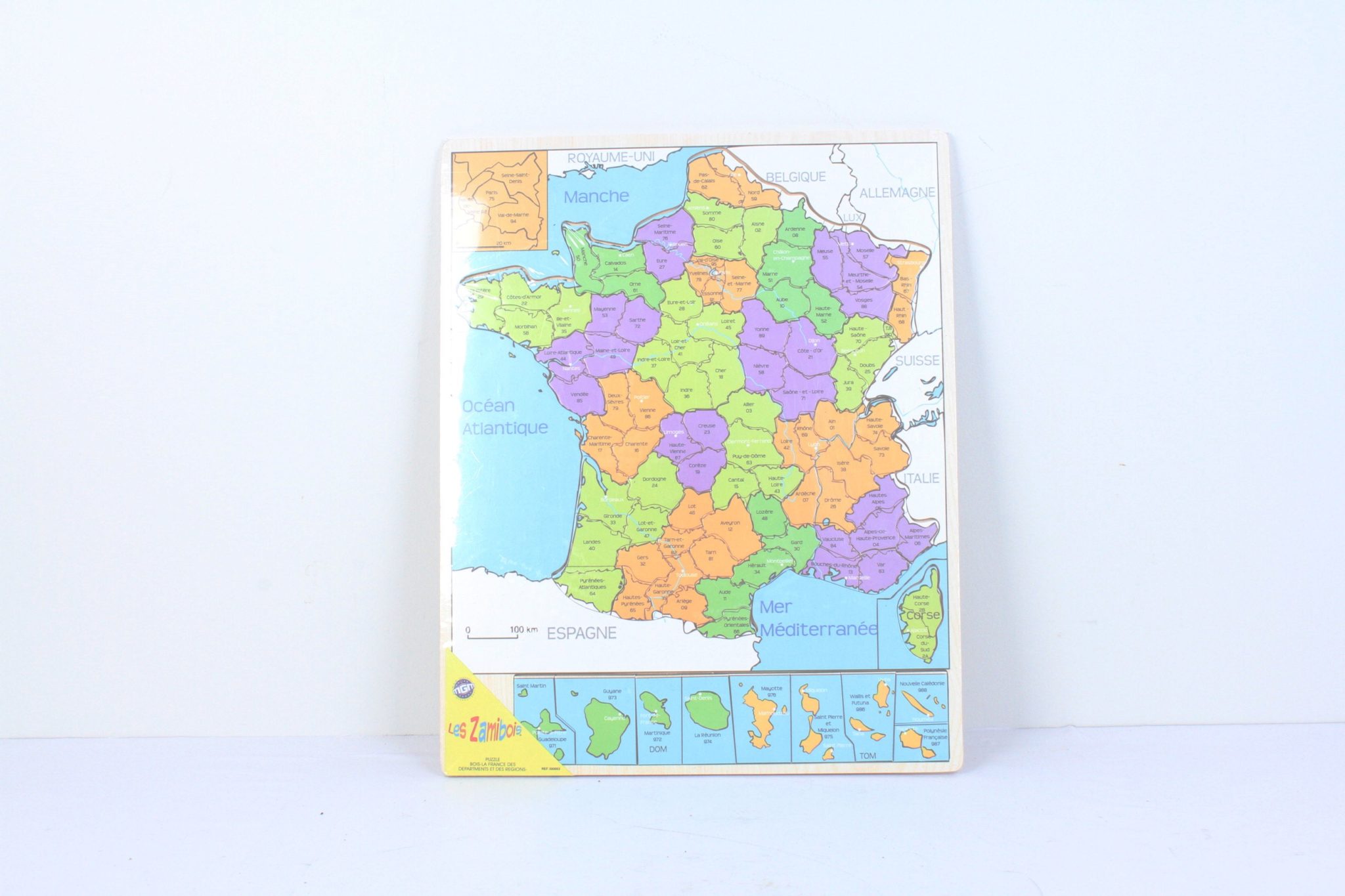 Puzzle France - Les Zamibois Emmaüs Etikette